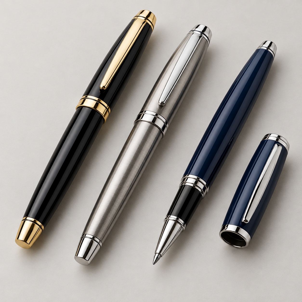 Executive notebook and pen corporate diary