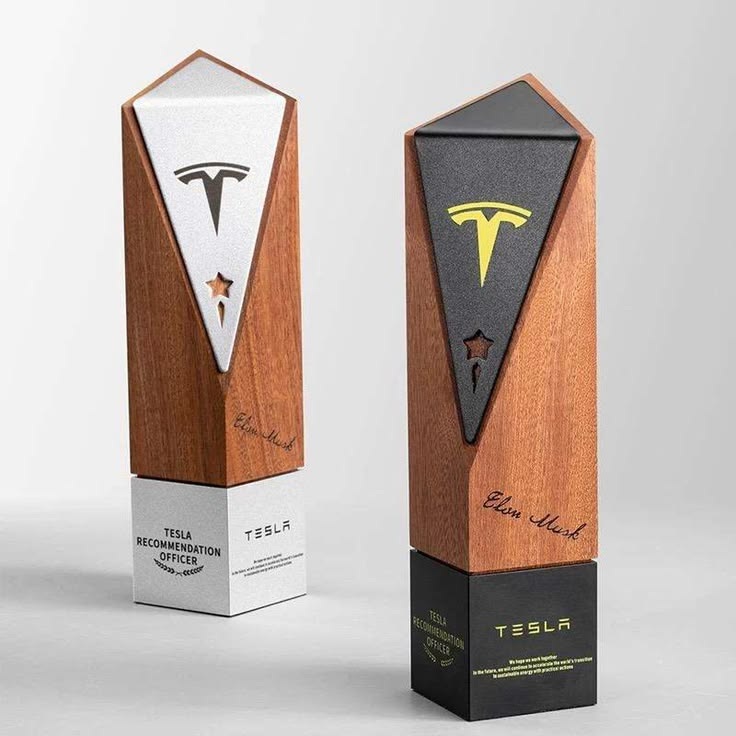 Custom metal trophy