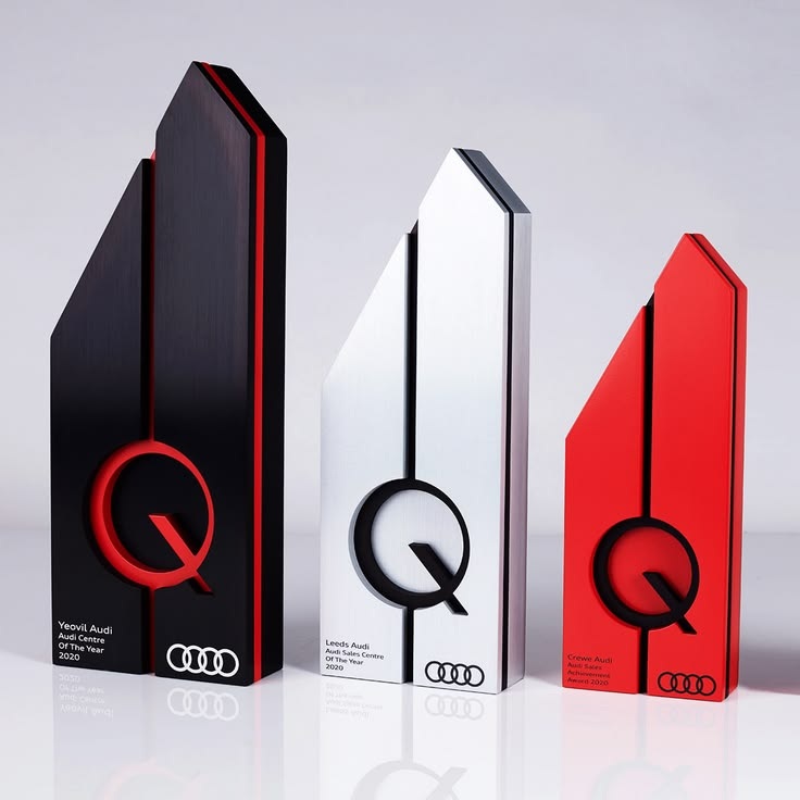 Custom metal trophy