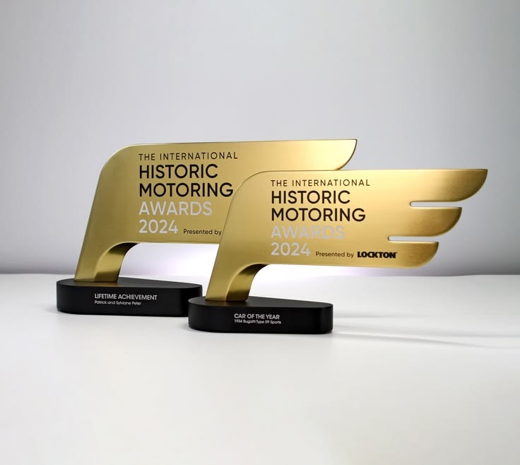 Custom metal trophy